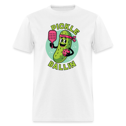 Pickle Ballin T-Shirt - white