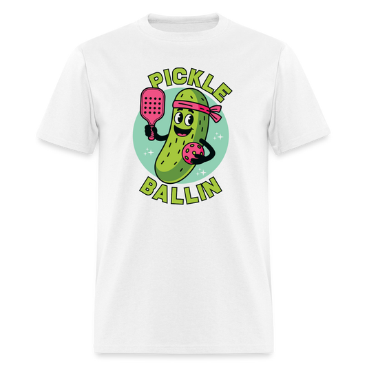 Pickle Ballin T-Shirt - white