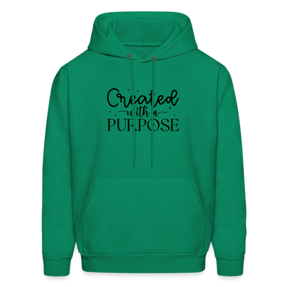 Created with a Purpose Hoodie - kelly green