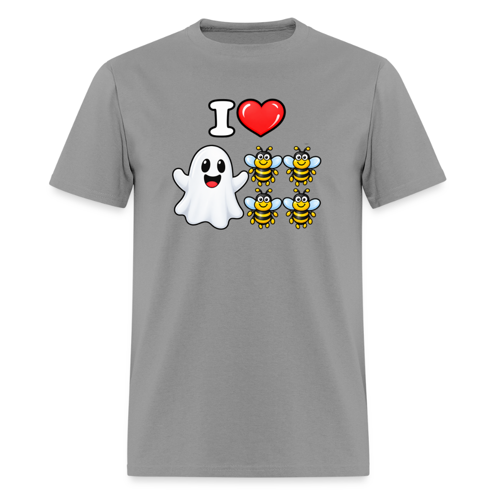 I Heart Boo Bees T-Shirt – Funny Halloween Adult Humor - rock