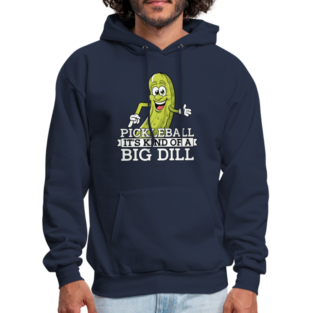 Pickleball It's Kind Of A Big Dill Hoodie - navy