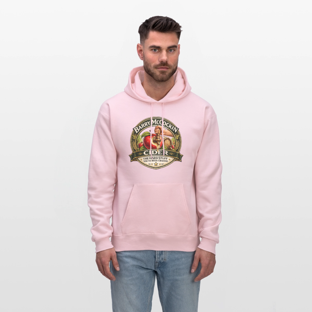 Barry McCockin Cider Funny Graphic Hoodie Color: Forest Green