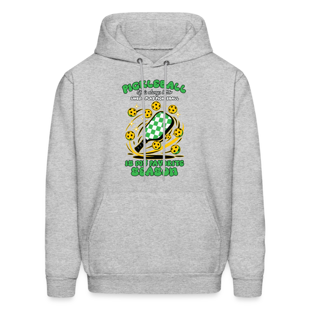 Pickleball Is My Favorite Season Hoodie - heather gray