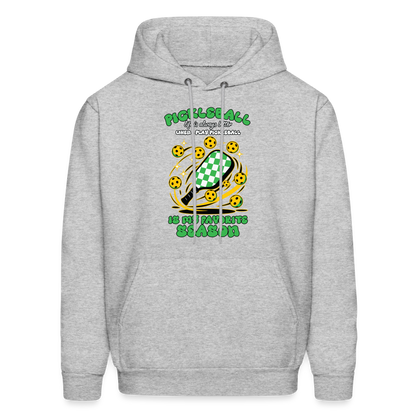 Pickleball Is My Favorite Season Hoodie - heather gray