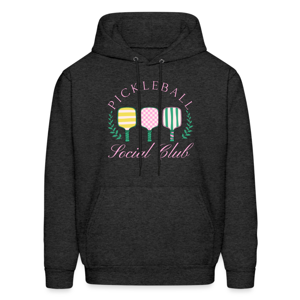 Pickleball Social Club Hoodie - charcoal grey