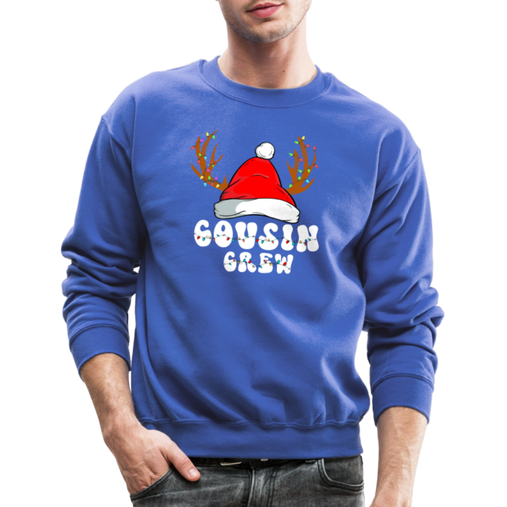 Cousin Crew Christmas Sweatshirt - royal blue