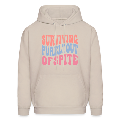 Surviving Purely Out Of Spite Hoodie - Sand