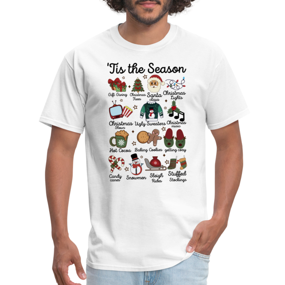 Tis The Season (Christmas) T-Shirt - white