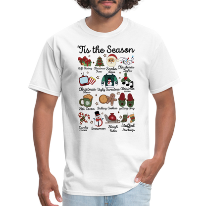 Tis The Season (Christmas) T-Shirt - white