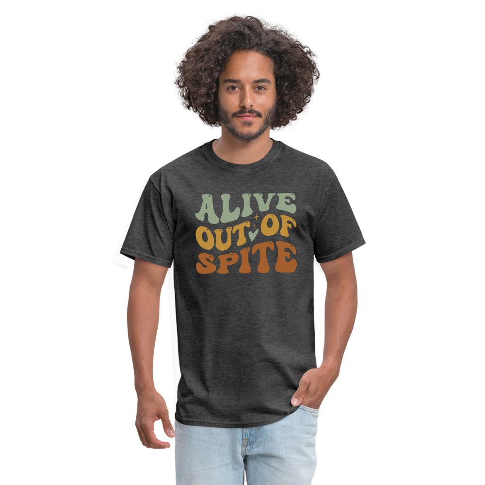 Alive Out Of Spite T-Shirt - heather black