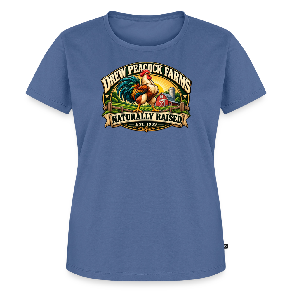 Drew Peacock Farms Women’s Premium T-Shirt - stone blue 