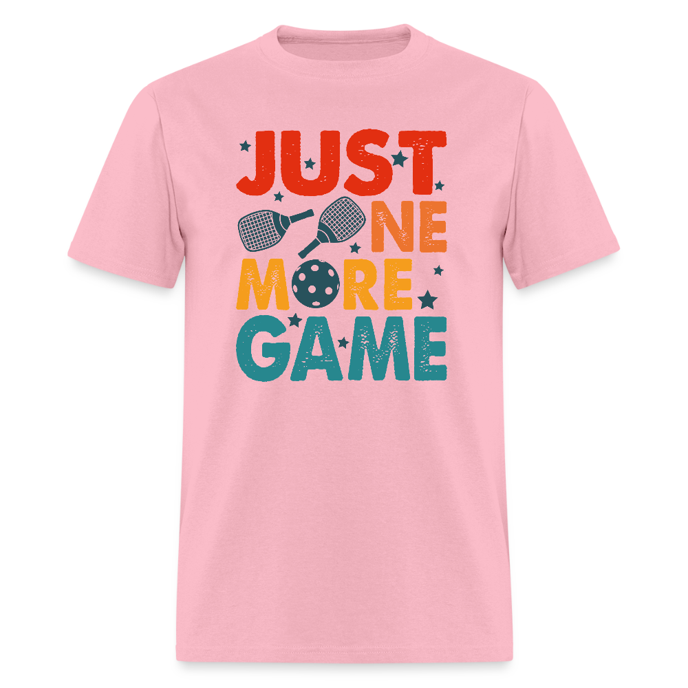 Just One More Game (Pickleball) T-Shirt - pink