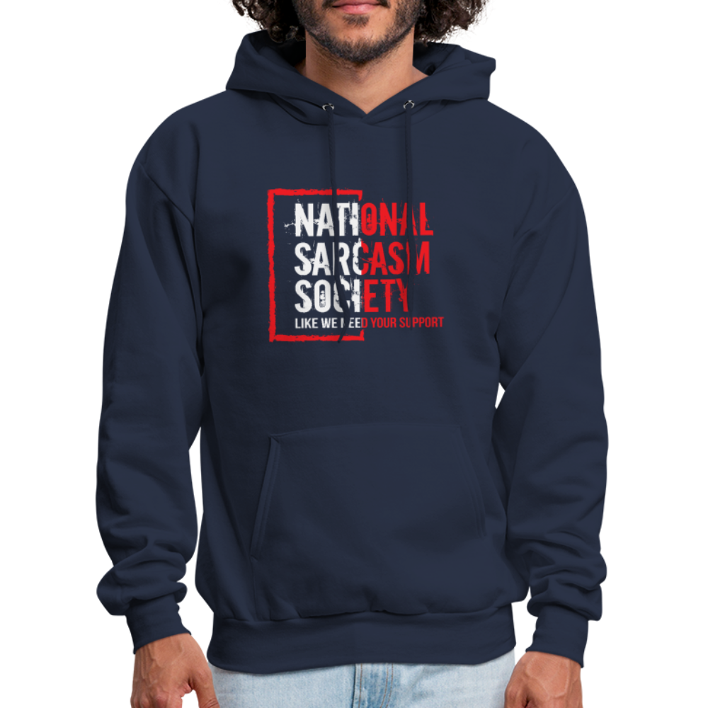 National Sarcasm Society Hoodie - navy