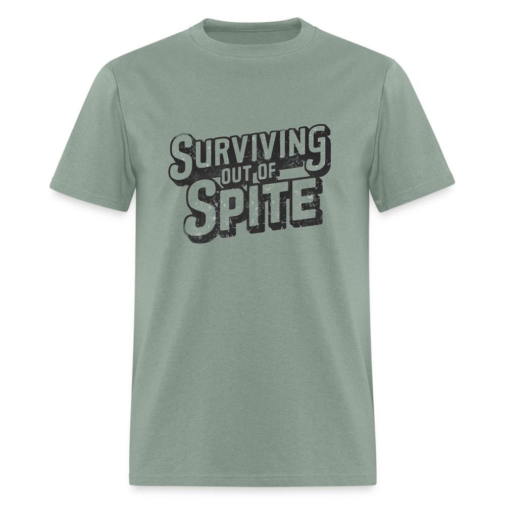 Surviving Out Of Spite T-Shirt - sage