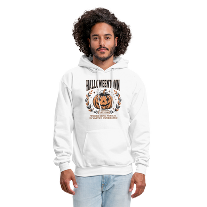 Halloweentown Hoodie (Where Normal is Overrated) - white