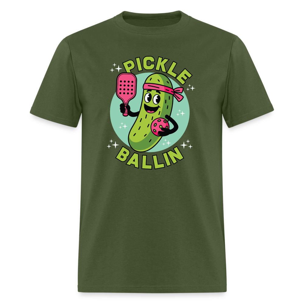 Pickle Ballin T-Shirt - military green