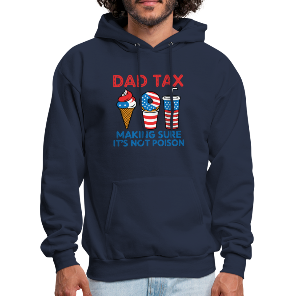 Dad Tax Hoodie (Red White Blue) - navy