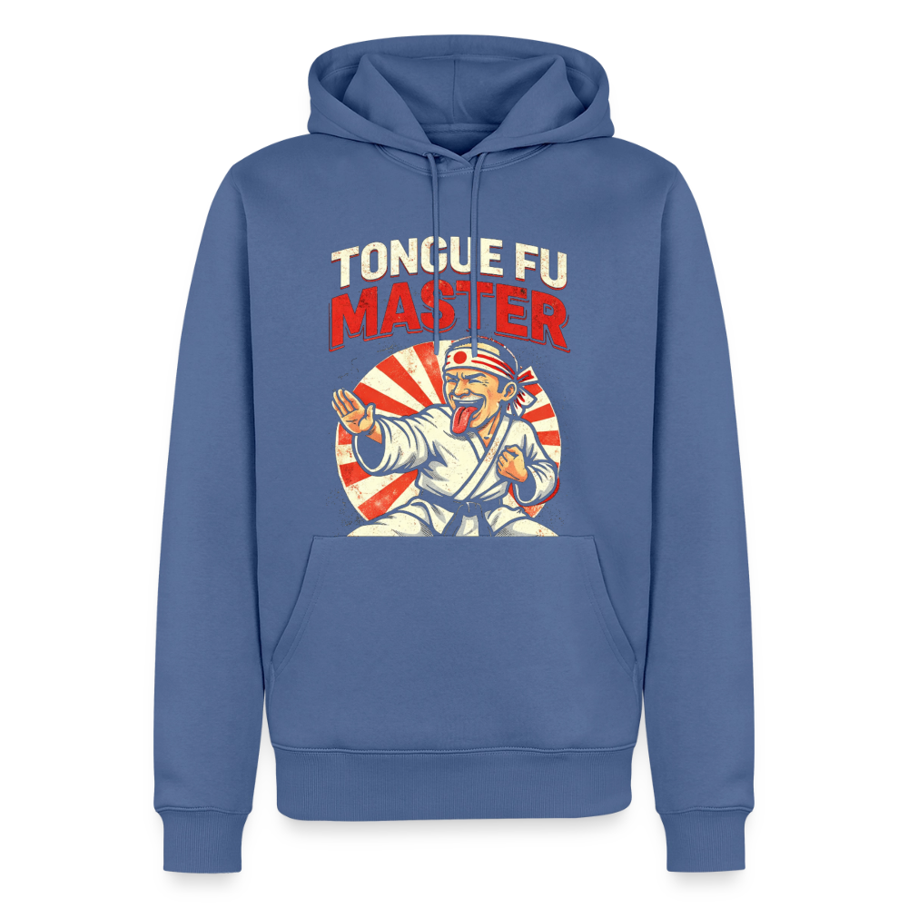 Tongue FU Master Premium Hoodie Color: stone blue