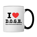 I Heart DOGE (Dept of Government Efficiency) Coffee Mug