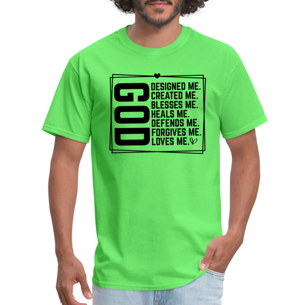 GOD Designed Me T-Shirt - kiwi