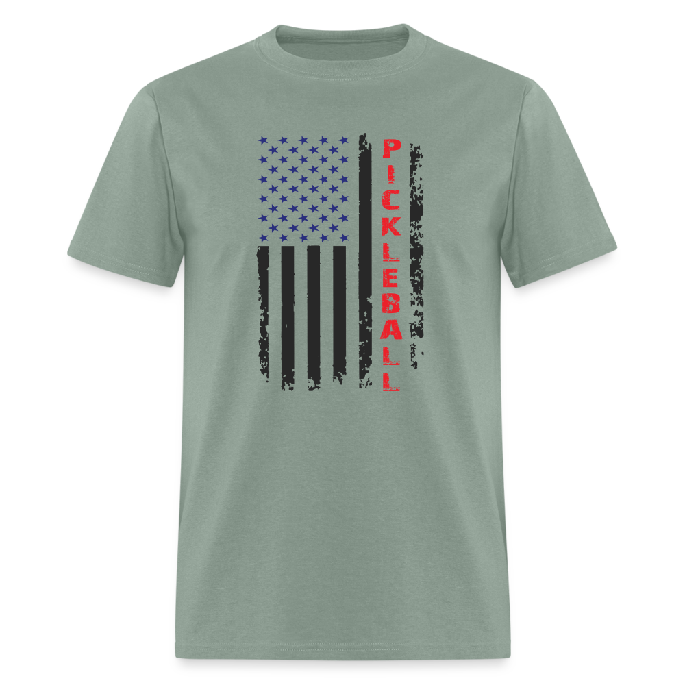 Pickleball Flag T-Shirt - sage