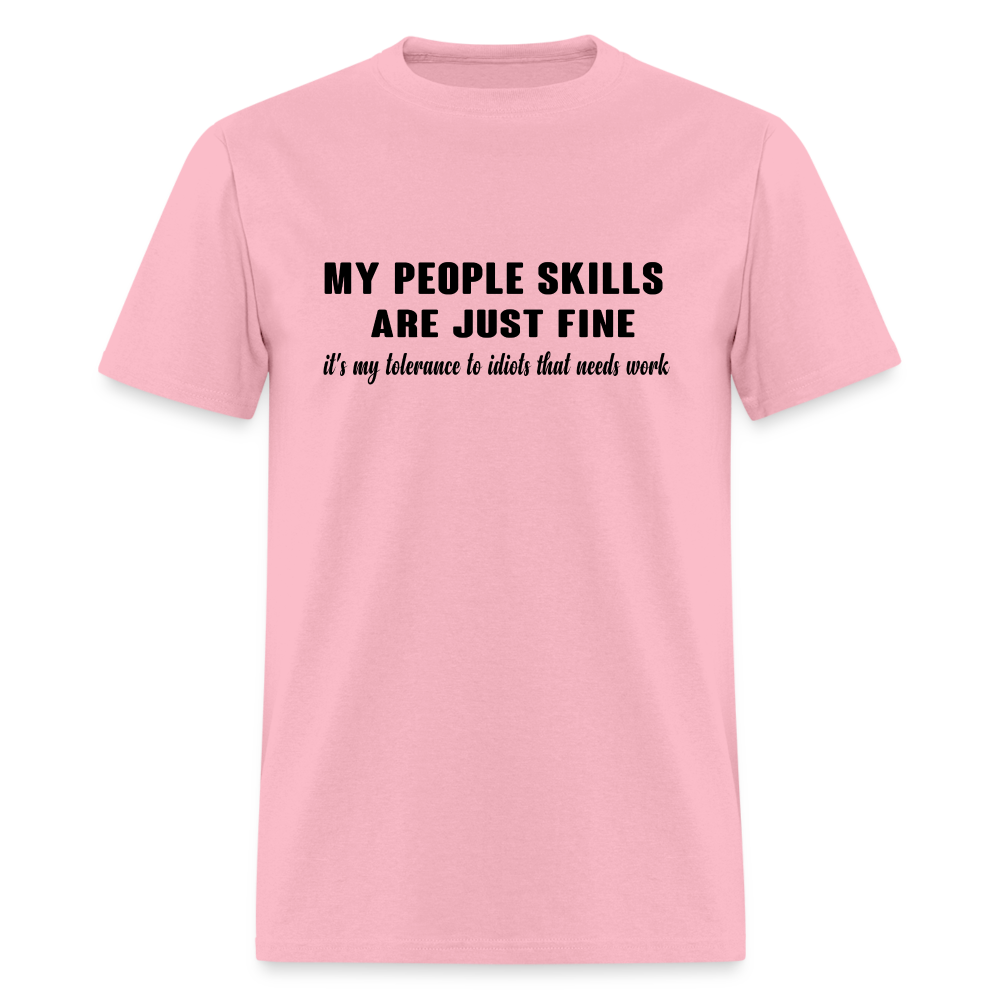 It's My Tolerance To Idiots That Needs Work T-Shirt - pink