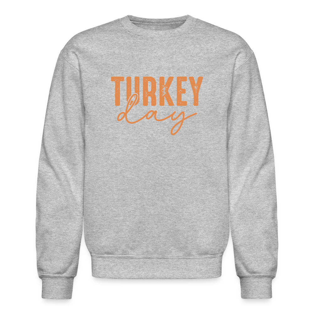 Turkey Day (Thanksgiving) Sweatshirt - heather gray