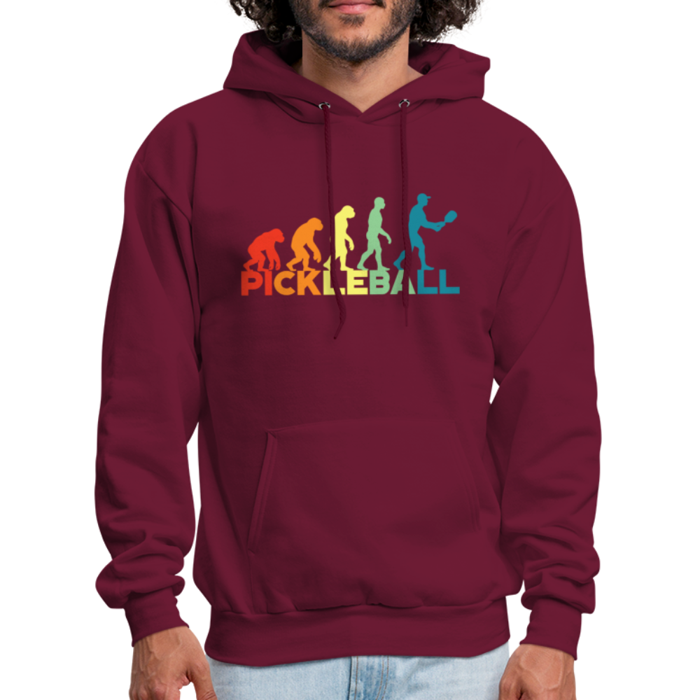 Pickleball Evolution Hoodie - burgundy