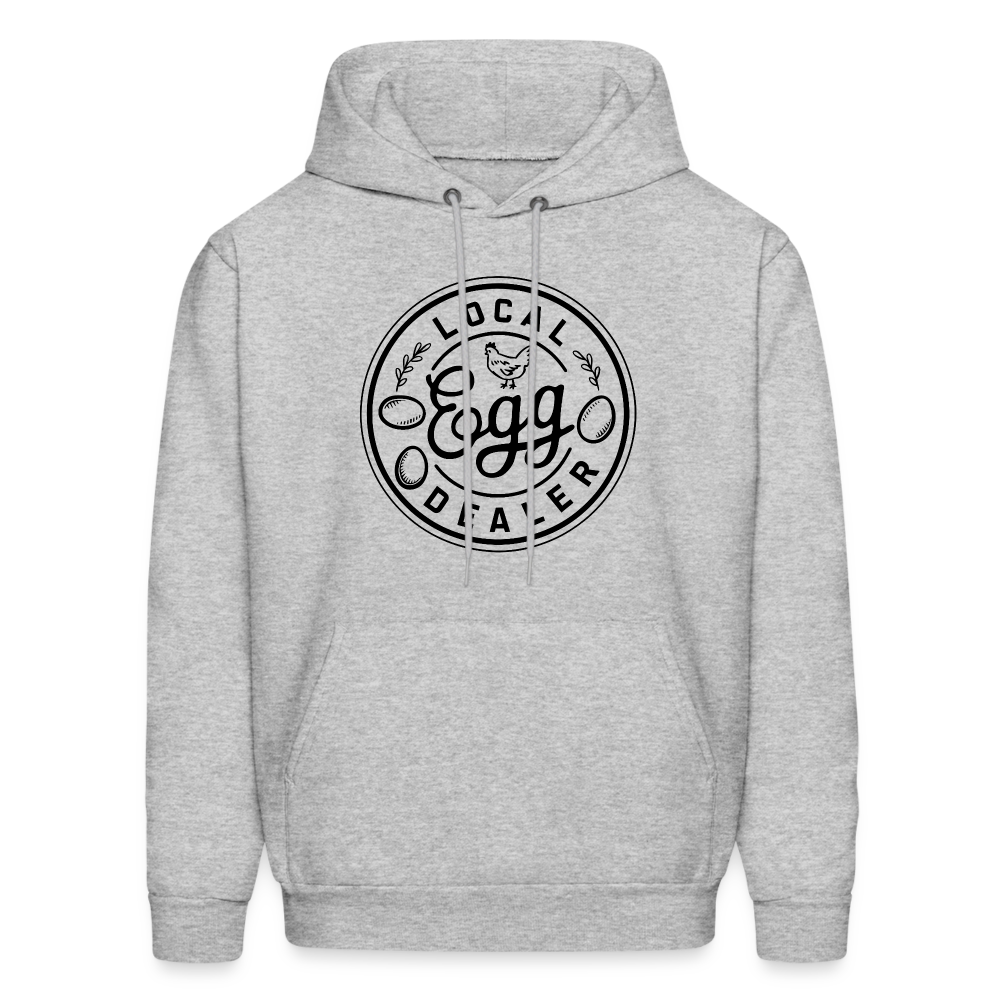 Local Egg Dealer Hoodie - heather gray