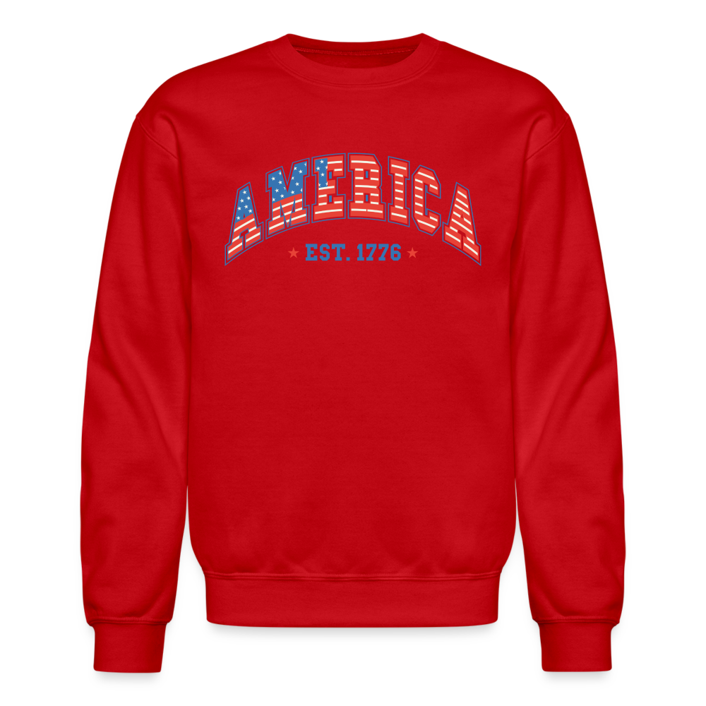 American 1776 Sweatshirt - red