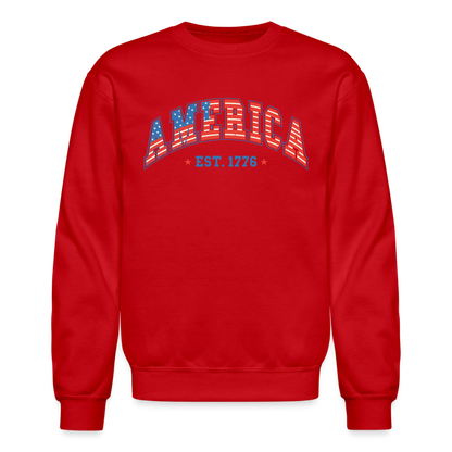 American 1776 Sweatshirt - red