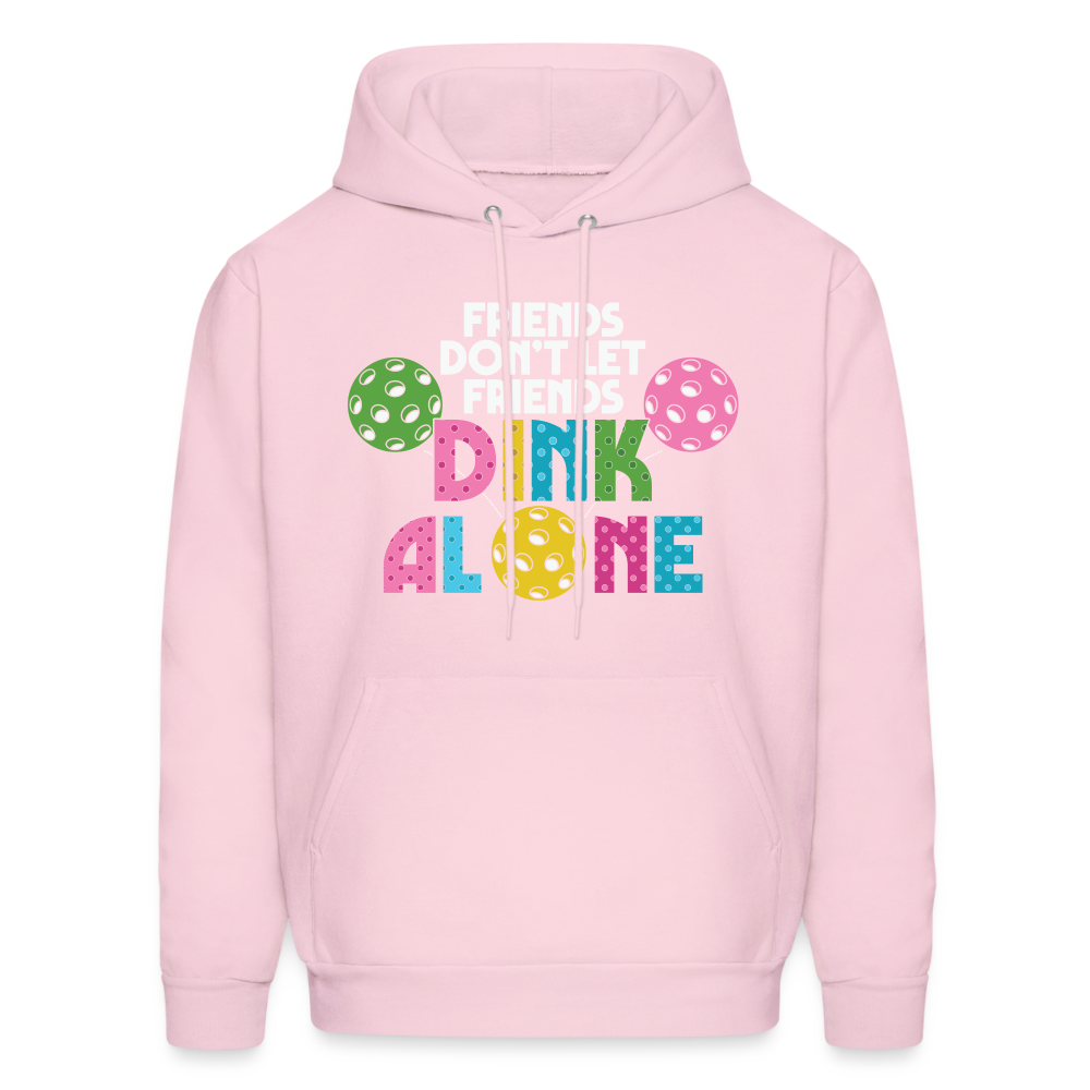 Friends Don't Let Friends Dink Alone (Pickleball) Hoodie - pale pink