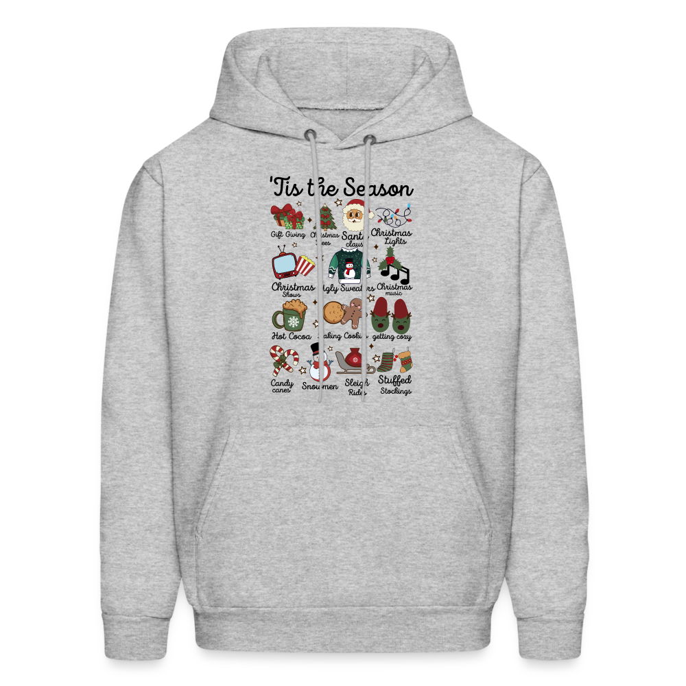 Tis The Season (Christmas) Hoodie - heather gray