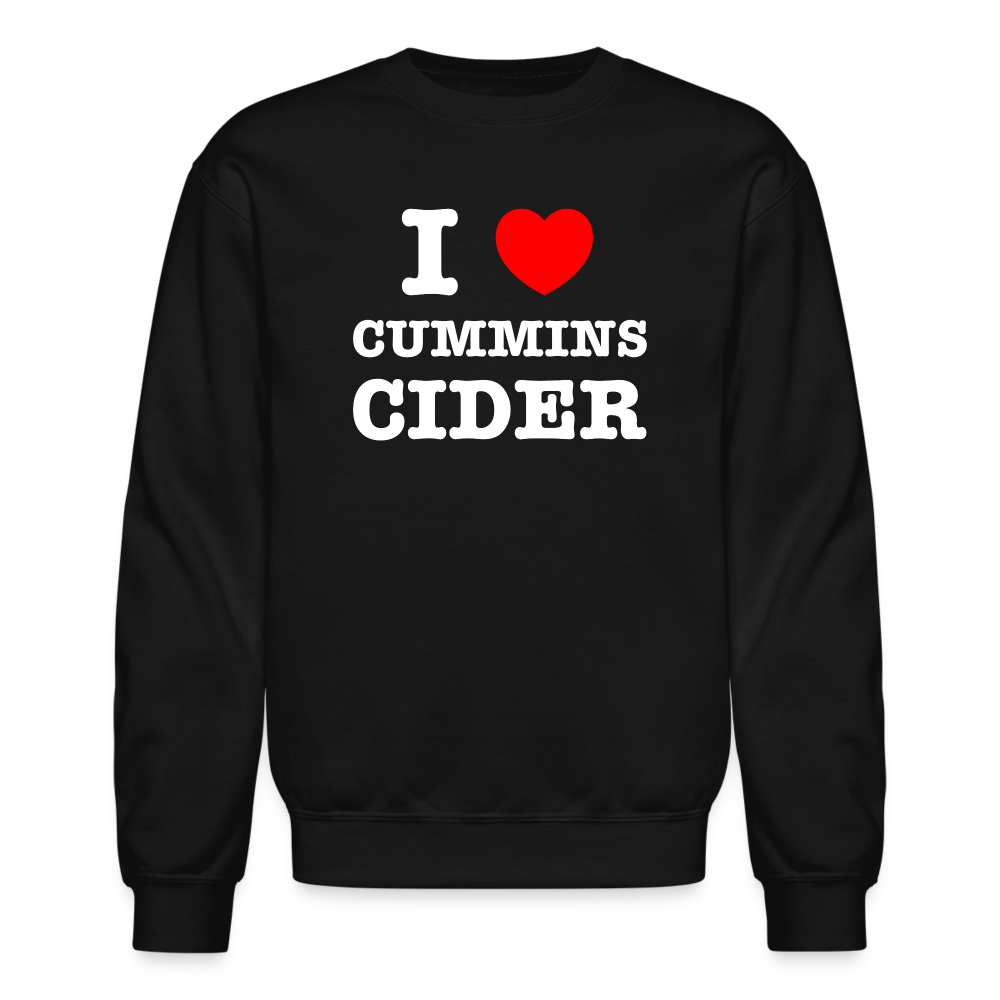 I Heart Cummins Cider Sweatshirt - black