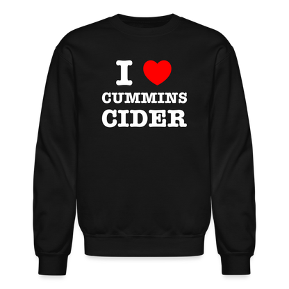 I Heart Cummins Cider Sweatshirt - black