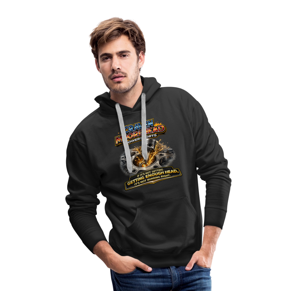 Craven Moorehead Powersports Funny Adult Humor Premium Hoodie Color: Black
