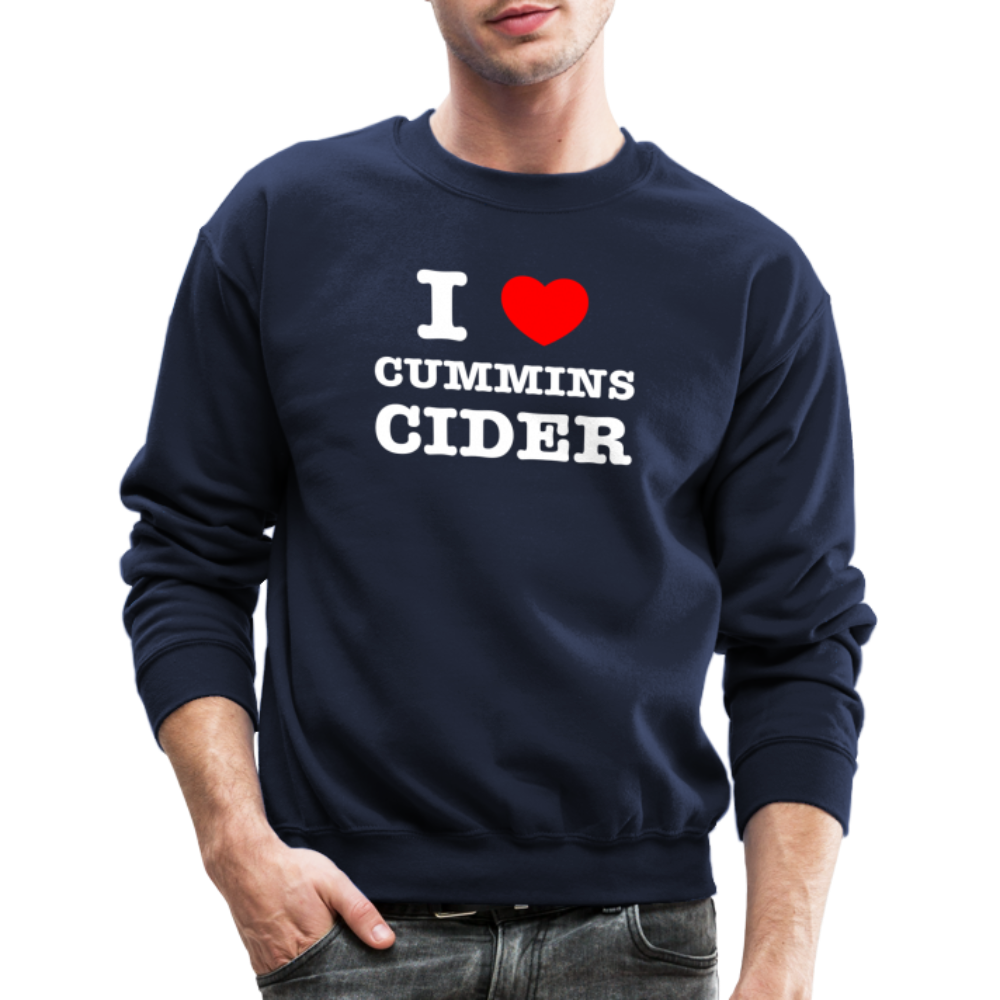 I Heart Cummins Cider Sweatshirt - navy