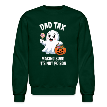 Dad Tax (Halloween) Sweatshirt - forest green