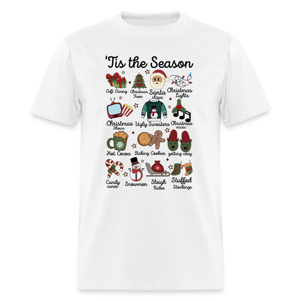 Tis The Season (Christmas) T-Shirt - white