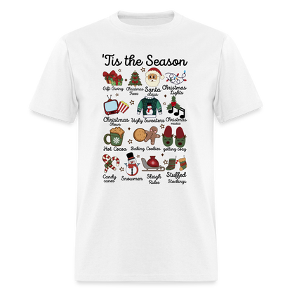 Tis The Season (Christmas) T-Shirt - white