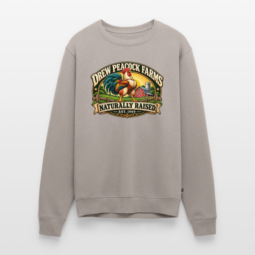Drew Peacock Farms Men's Premium Sweatshirt - taupe
