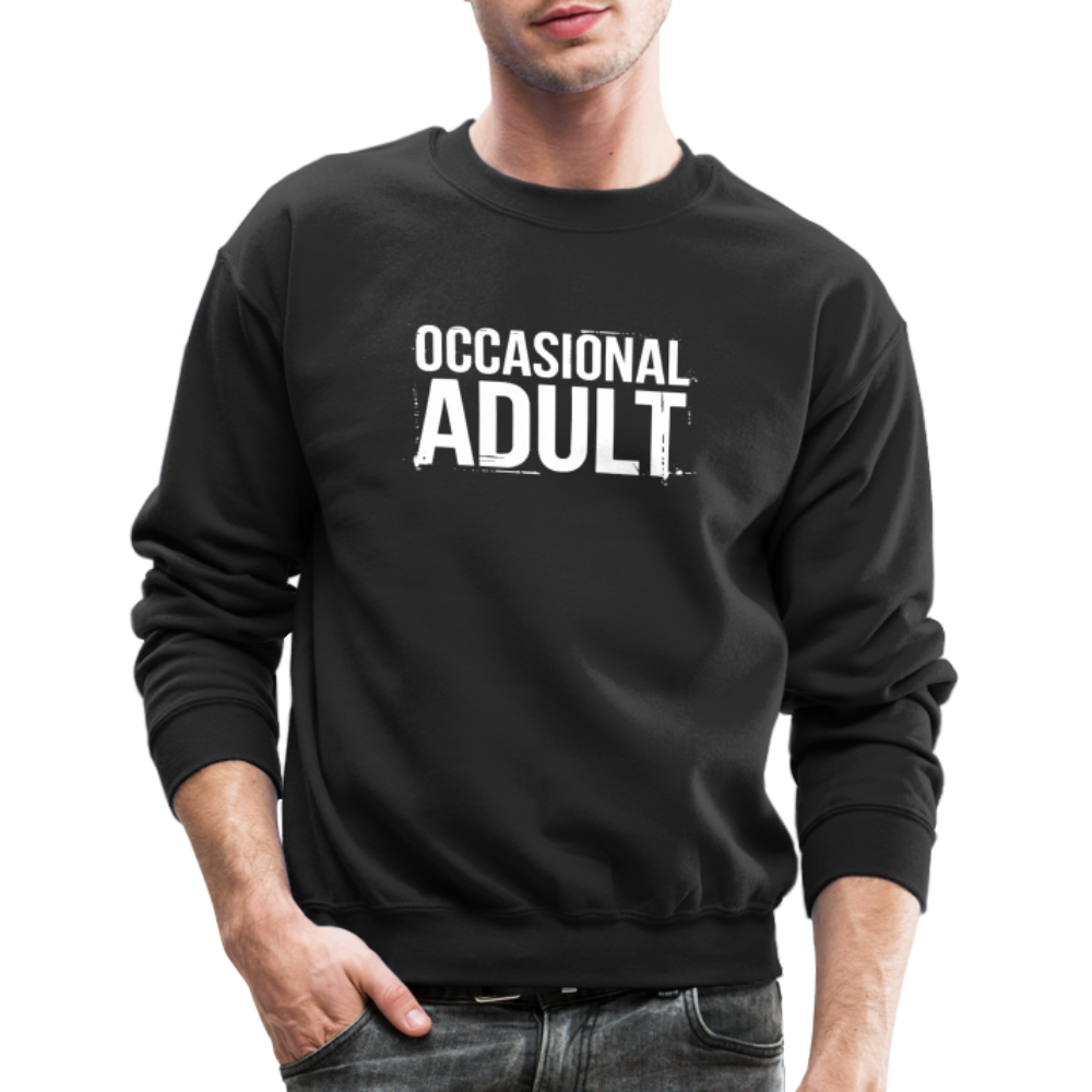 Occasional Adult Sweatshirt - black