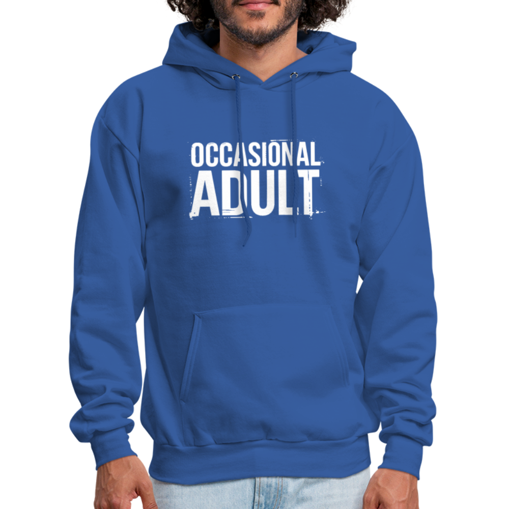 Occasional Adult Hoodie - royal blue