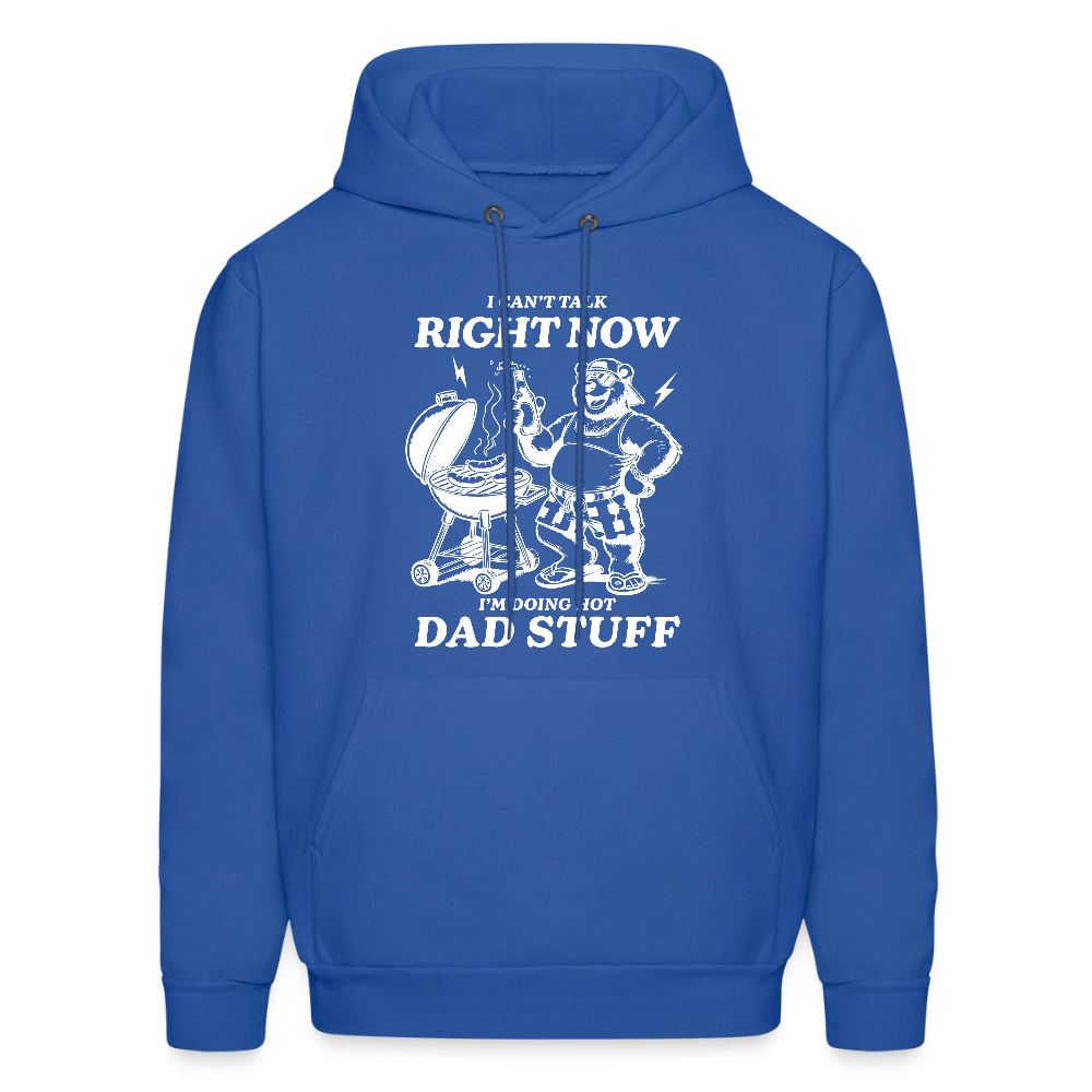 Doing Hot Dad Stuff BBQ Hoodie for Grilling Dads - royal blue