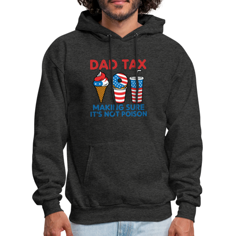 Dad Tax Hoodie (Red White Blue) - charcoal grey