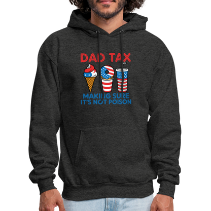 Dad Tax Hoodie (Red White Blue) - charcoal grey