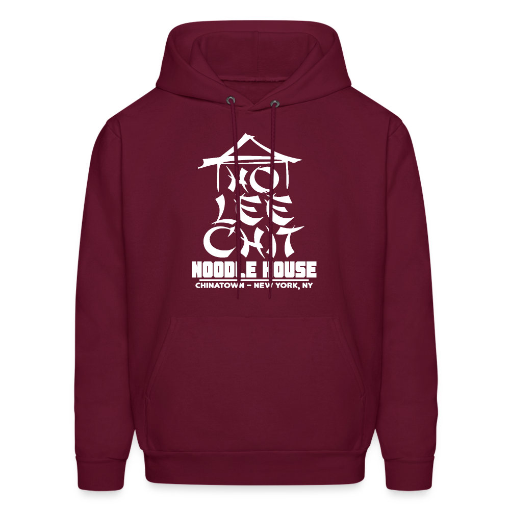 Ho Lee Chit Noodle House (Funny Wordplay) Hoodie - burgundy