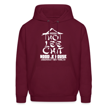 Ho Lee Chit Noodle House (Funny Wordplay) Hoodie - burgundy