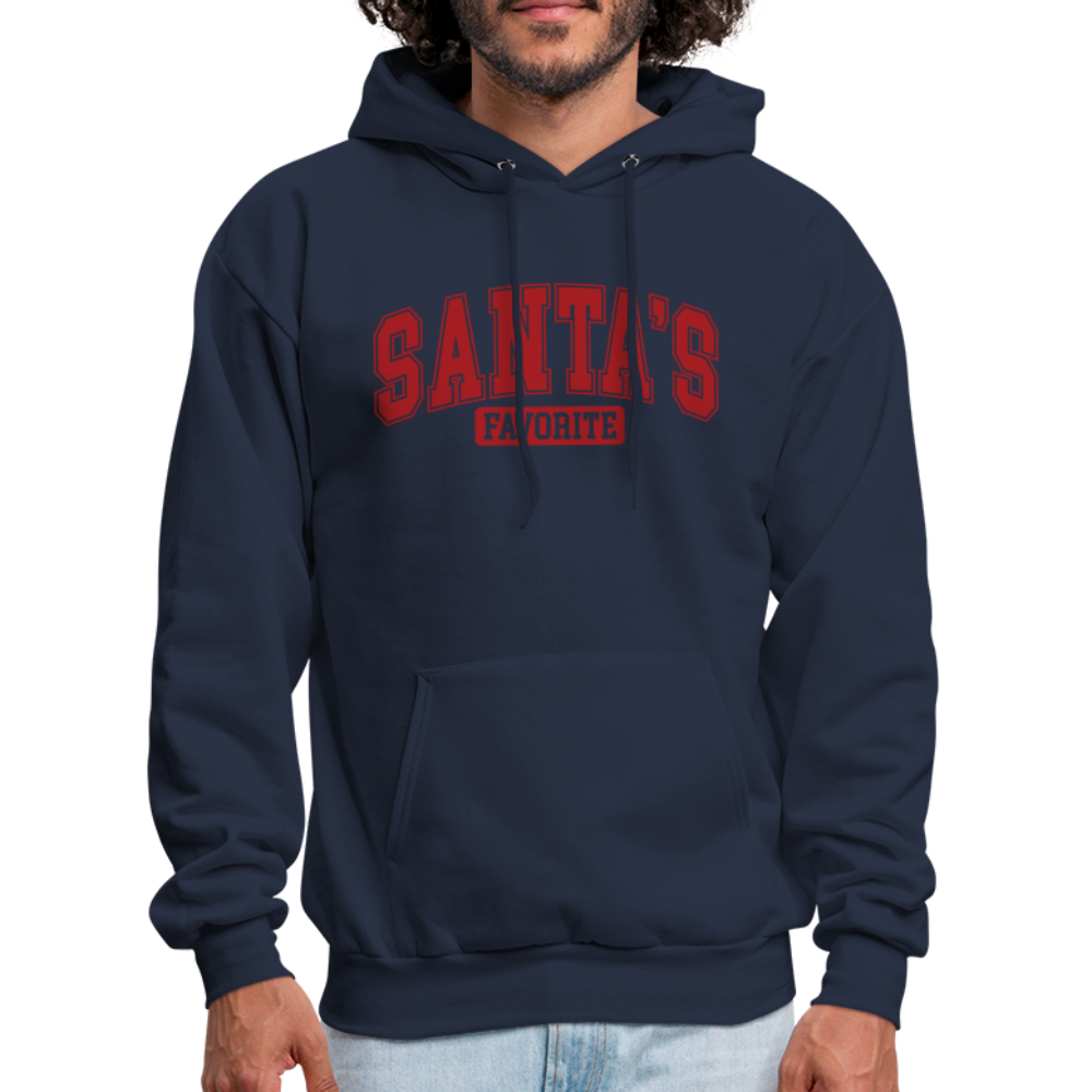 Santa's Favorite Hoodie - navy