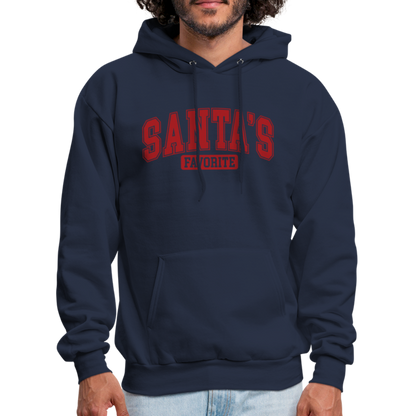 Santa's Favorite Hoodie - navy